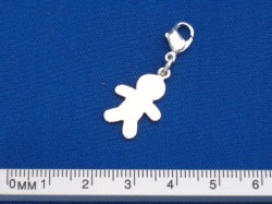 人形チャーム　クラスプ付き